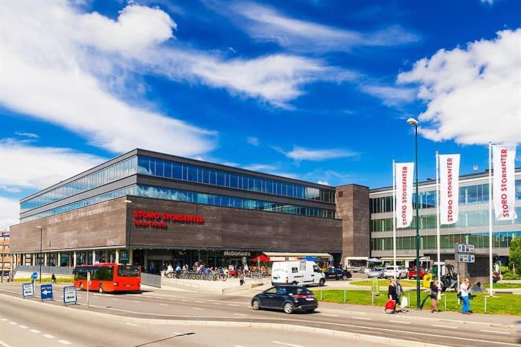 Ferienwohnung Nydalen/Storo- Ved T-Banestasjon Oslo Exterior foto